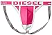 Diesel Men's Jacky Fresh and Bright Cotton Modal Jock Strap, Bright Pink, Small