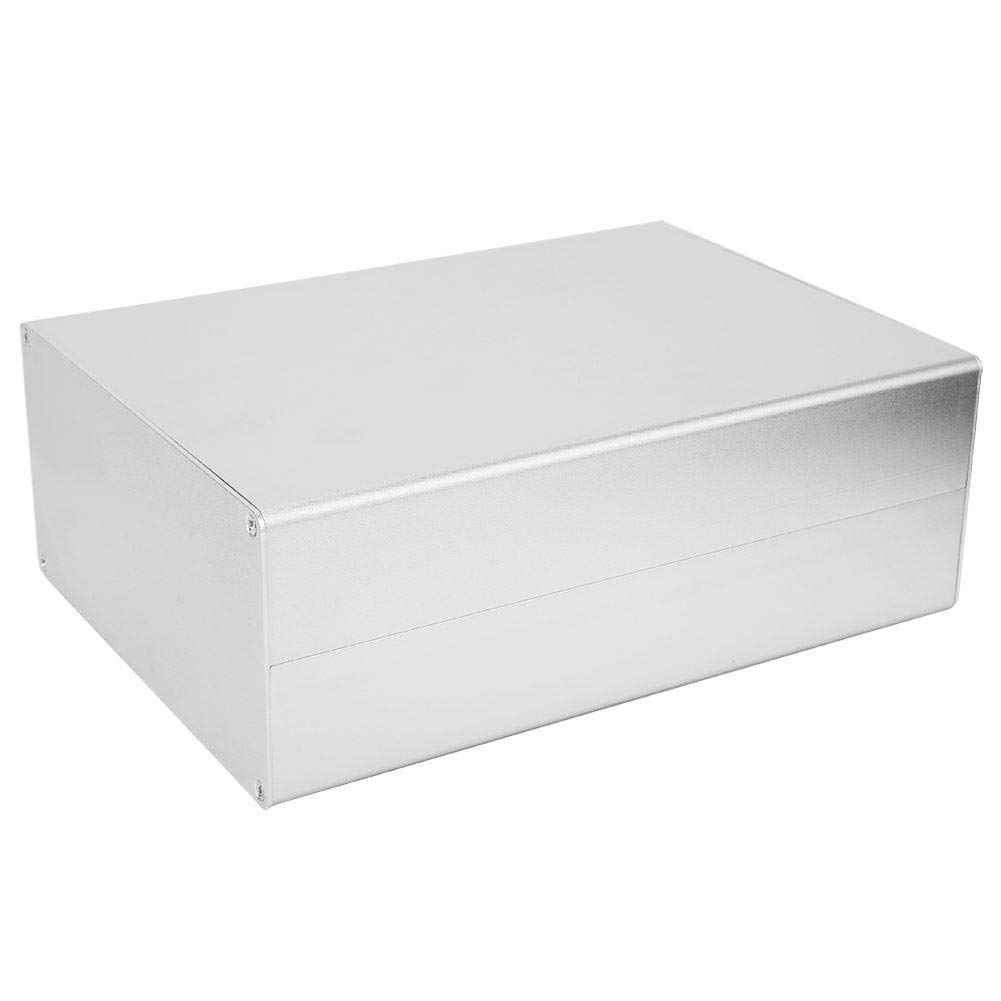 Aluminum Project Box,80x160x220mm Matte Silver Electronic Enclosure Case DIY Aluminum Box GPRS Circuit Board Shell