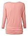 URBANCLEO PLUS Size Womens 3/4 Sleeve Dolman Top Jersey Boatneck Shirts