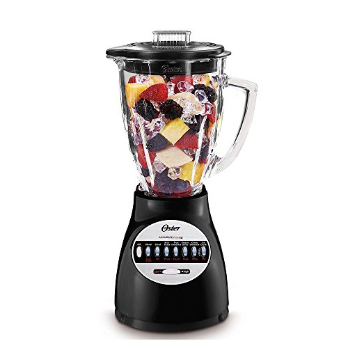 Click Here to See More Images Oster BCBG08-B 6-Cup Glass Jar 8-Speed Blender, Black