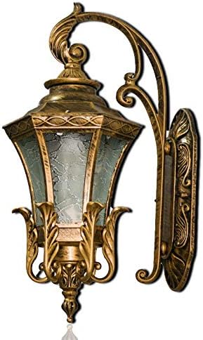 Amazon Ky Lee 外灯 屋外 ウォールライト ブラケットライト アンティーク風 Art Craft アートクラフト 玄関照明 エクステリア照明 壁面照明 壁掛けライト 壁付けライト 最大100w エクステリア 玄関 ポーチ ガーデン アンティーク調 おしゃれ ブラケットライト