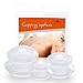 SPEQUIX 3 Sizes Professional Silicone Cupping Therapy Set Facial Cupping Massage Cupping Silicone Cups Set for Reduce Cellulite,Facial Body Massage, Pain Relief, Muscle Relaxation