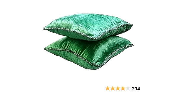 emerald green pillows