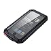 iPhone 5S/SE Case,Mangix Gorilla Glass Luxury Aluminum Alloy Protective Metal Shockproof Heavy Duty Cover Shell Case Skin Protector for Apple iPhone 5/5S/SE (Black)