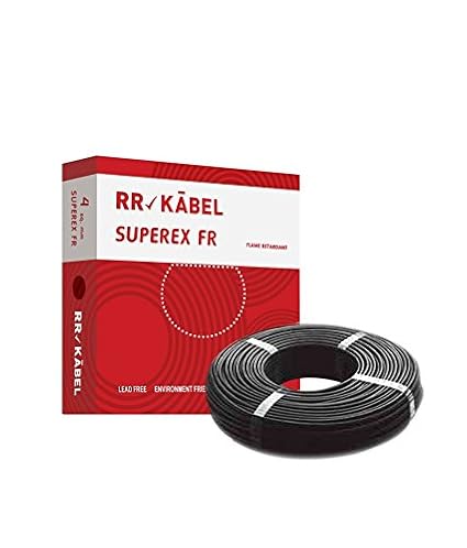 Rr Kabel Superex Fr Pvc Insulated Single Core Wire 4.00 Sq.mm