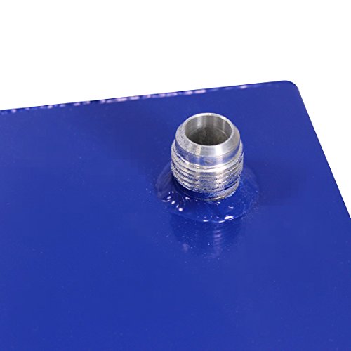 5 Gallon OEM Fuel Cell New Polished Aluminum Gas Tank & Sender Hot Rod Rat Rod V8 (Blue)