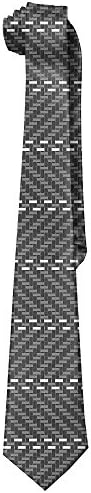 Mushanxiang Spectre Herringbone Track Stripe Leisure Simple Men's Skinny Necktie Neck Tie For Wedding Valentine Office Business Party