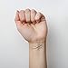 Tattify Faith Temporary Tattoo - Leap (Set of 2) - Other Styles Available and Fashionable Temporary Tattoos - Tattoos that are Long Lasting and Waterproof