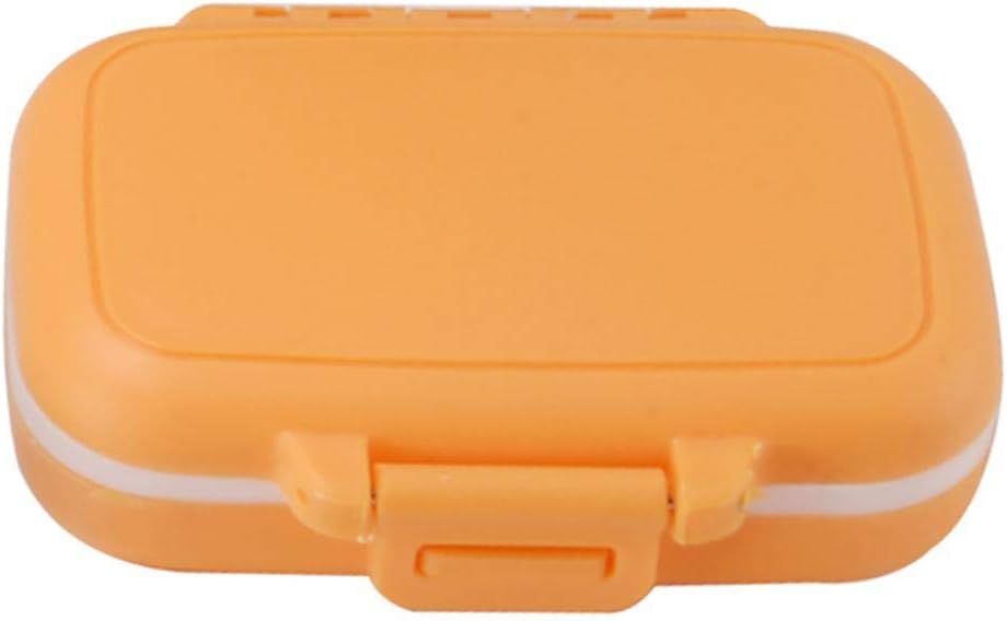 ENticerowts Storage,Portable Pill Box Rectangle 3 Compartments Travel Tablet Container Medicine Pill Ornaments Screws Box Durable Case Lightweight Plastic Pill Box