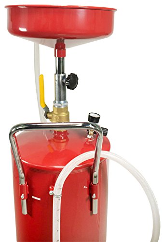 Dragway Tools 18 Gallon Oil Waste Drain Tank Pan for Lift Jack Hoist Shop Crane