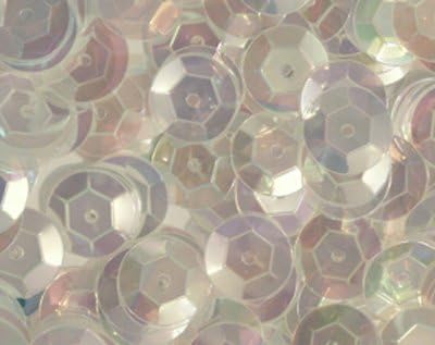 5mm Haute Cup Sequins Loose Iris Iridescent Embellishment Craft 1000 Pcs.