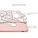 Fingic for iPhone 7 Case/iPhone 8 Case Rose Gold Marble Design Shiny Glitter Bumper Hybrid Hard PC Soft Rubber Silicone Cover Anti-Scratch Shockproof Protective Case for Apple iPhone 7/ iPhone 8 4.7
