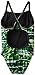 Speedo girls Swimsuit One Piece Powerflex Flyback Striped Youth Team Colors