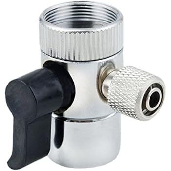 Hooye Diverter Valve For Counter Top Water Filters Faucet Adapter 1/4 Inch
