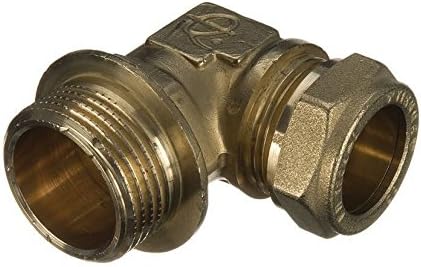15mm x 3/4" Male Compression Parallel Elbow - Bag of 10
