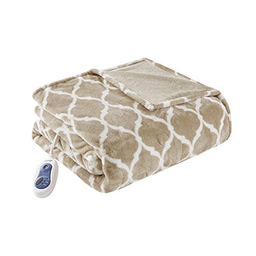 image for Beautyrest - Plush Heated Throw Blanket - Secure Comfort Technology -O