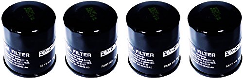 4pk Oil Filter Replaces John Deere AM107423 Kawasaki 49065-2078 Club Car 1016467 Robin 261-65902-A0 Onan 122-0737-03 Cub Cadet 490-201-0001