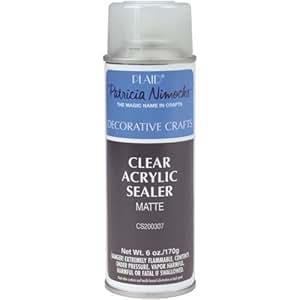 Amazon.com: Plaid Acrylic Matte Sealer (6 Ounce), CS200307 Clear: Arts