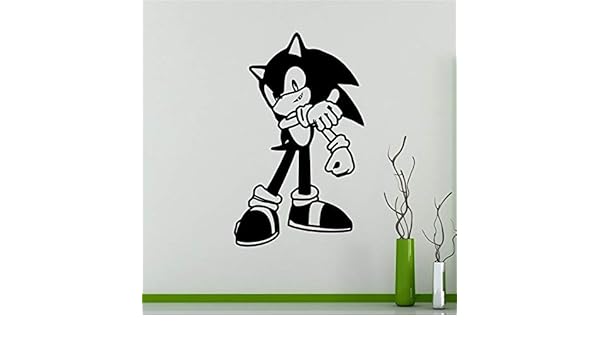 hetingyue Sonic Hedgehog Videojuego Sonic Vinilo Etiqueta de la ...