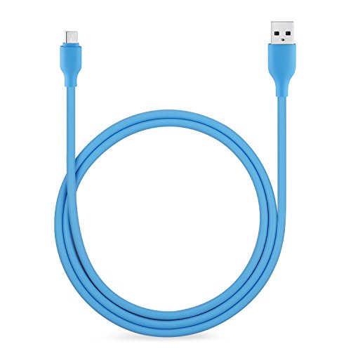 HAMSWAN Cable Charger 1M Micro USB Cable Soft Flexible Antifreeze Anti-pulls Tangle-free High Speed Sync and C