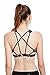 icyZone Women Activewear Yoga Clothes Strappy Crisscross Racerback Sports Bras