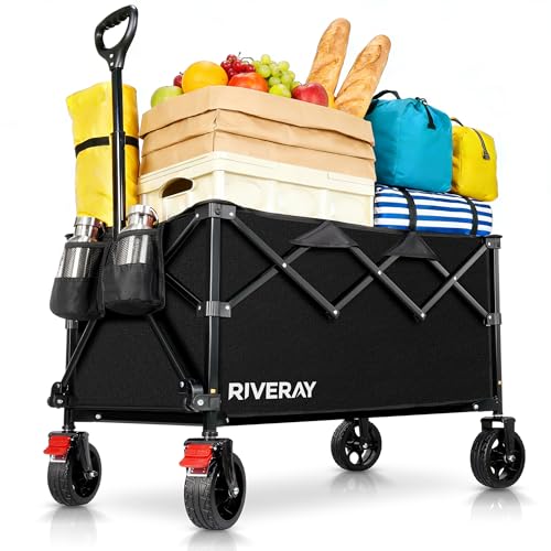 Carrello Pieghevole 300L, 230kg, Ruote Frenate