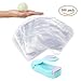 DUZCLI 300 pcs 6 x 6 Inch Shrink Wrap Bags With One Mini Heat Sealer for Bath Bombs Handmade Soaps and DIY Small Crafts