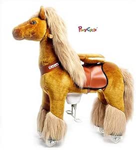 Amazon.com: Más allá de tienda PonyCycle Pony ciclo Ride On Horse – No Necesita Batería no eléctrico Justo Walking Horse Ace el ganador – de tamaño mediano para 4 a 10 años