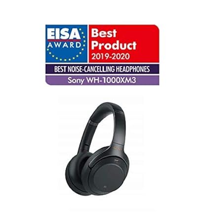 Sony WH-1000XM3B - Auriculares de Diadema inalámbricos, con Alexa integrada - color negro