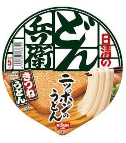 Amazon.com: Japanese Instant Udon noodles 3.3oz×12cups『Nissin