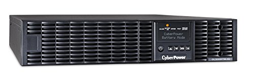 CyberPower OL3000RTXL2U Smart App Online UPS System, 3000VA/2700W, 7 Outlets, 2U Rack/Tower