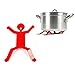 Fivebop Anti Heat Pressure Durable Small Iron Hotman Trivet Pot Holder (Red)