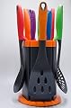 Aveline 11 Piece Complete Stainless Steel Knife and Cooking Utensils Home Kitchen Tools and Gadgets Set and Tools Holder