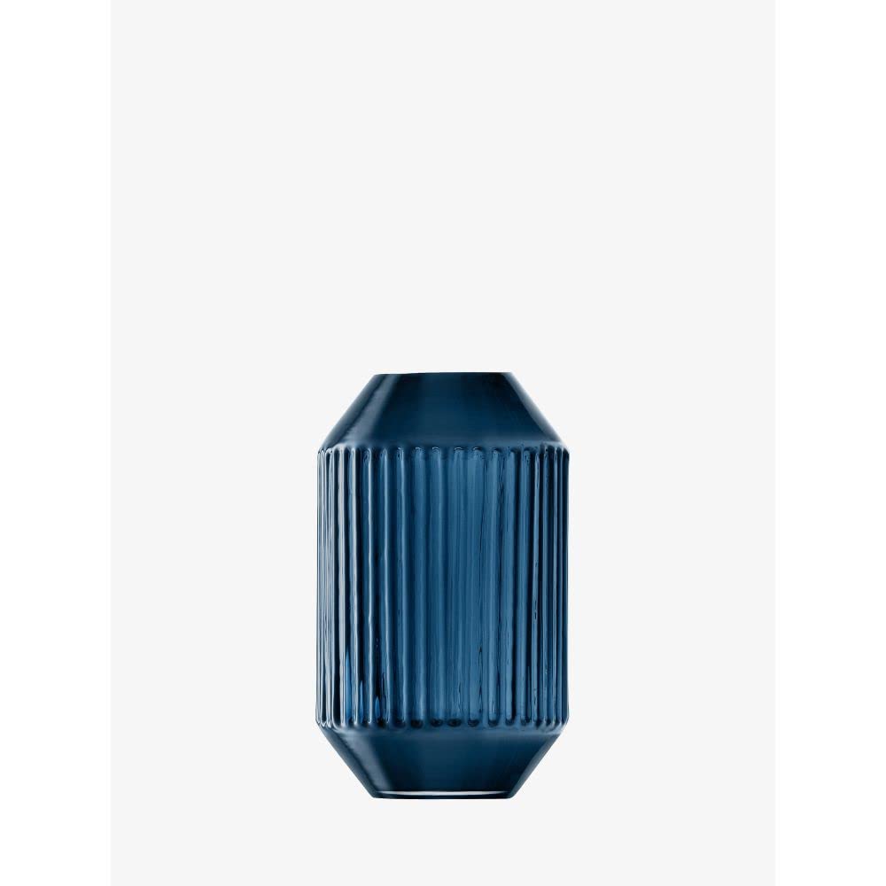 LSA International Rotunda Vase H15cm Sapphire| 1 Unit | Mouthblown & Handmade Glass | RT08
