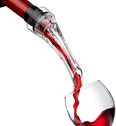 Wine Aerator Pourer - Premium Aerating Pourer and Decanter Spout - Red Wine Aerator Kit