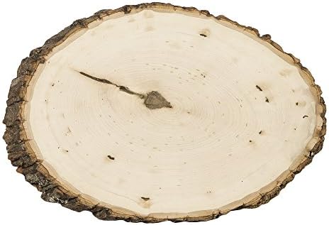 Round Basswood Tree Slice/Slab Approx. 7"-9" on the smallest diameter - Medium, Quantity: 1 pc