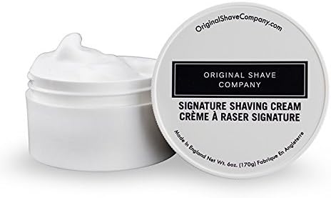 New Shaving Cream Mens Formula- Signature Scent (NOT Sandalwood or Coconut Oil Based) - Soft, Smooth & Silky Shaving Soap - Rich Lather for the Smoothest Shave -