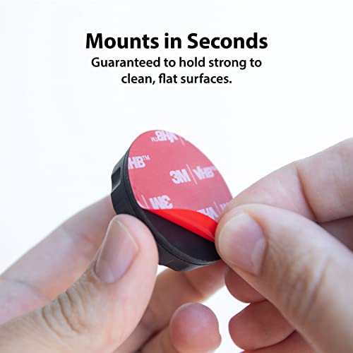 Elevation Lab AirTag Adhesive Mount (4 Pack) - TagVault™ - The First Waterproof AirTag Stick-On Holder | 3M VHB, Indestructible, Screw-On Design, Find Your Bike, Car, & More