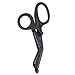 Trauma Shears - Black Durable Coated Stainless Steel Bandage Scissors - GAINWELL