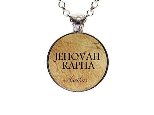 Digital Art Christian Jehovah Rapha Pendant Necklace Or Keychain