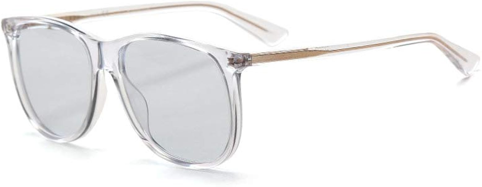 Amazon グッチ Gucci ロゴ クリアフレーム ウェリントン アイウェア Gc0263s006 クリア 並行輸入品 ファッション眼鏡 通販