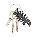 SWATOM Fish Bone 6PCS Bottle Opener Keychain Beer Openers Tool Key Chain Ring Accessories