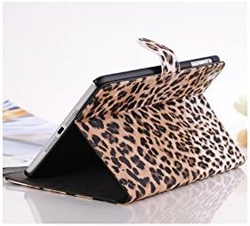 Brown / Leopard Animal Print Premium PU Leather Protective Skin Smart Stand Case Cover Wallet Folio for Apple iPad Mini (4240-1)