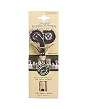 Fantes Double-Blade Pastry Ravioli Pasta Dough Cutter Crimper Wheel, Stainless Steel with Beechwood Handle, The Italian Market Original since 1906