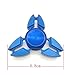Tri-Spinner Fidgets Toy Metal EDC Sensory Fidget Spinner Hands Ceramic bearing Kids/Adult Funny Anti Stress Toys Gift (Fidget Spinner, C&Gold)
