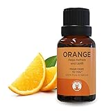 GuruNanda Orange Essential Oil - Aromatherapy - GCMS Tested & Verified 100% Pure Essential Oils - Undiluted - Therapeutic Grade - 15 ml