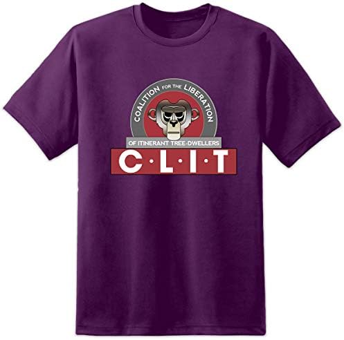 Digital Pharaoh - Mens CLIT Commander Jay & Silent Bob Funny T Shirt Clerks Moobys Purple