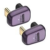 AreMe 240W USB C 180 Degree Adapter (2 Pack), U