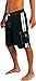 NORTY Men's Swimsuit Trunks - Swim Shorts for Beach, Boat, and Watersports - Drawstring Waist and Cargo Pockets - Black, X-Large