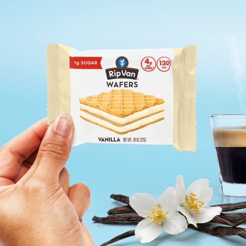 Rip Van Vanilla Wafer Cookies Keto Snacks NonGMO Snack Healthy